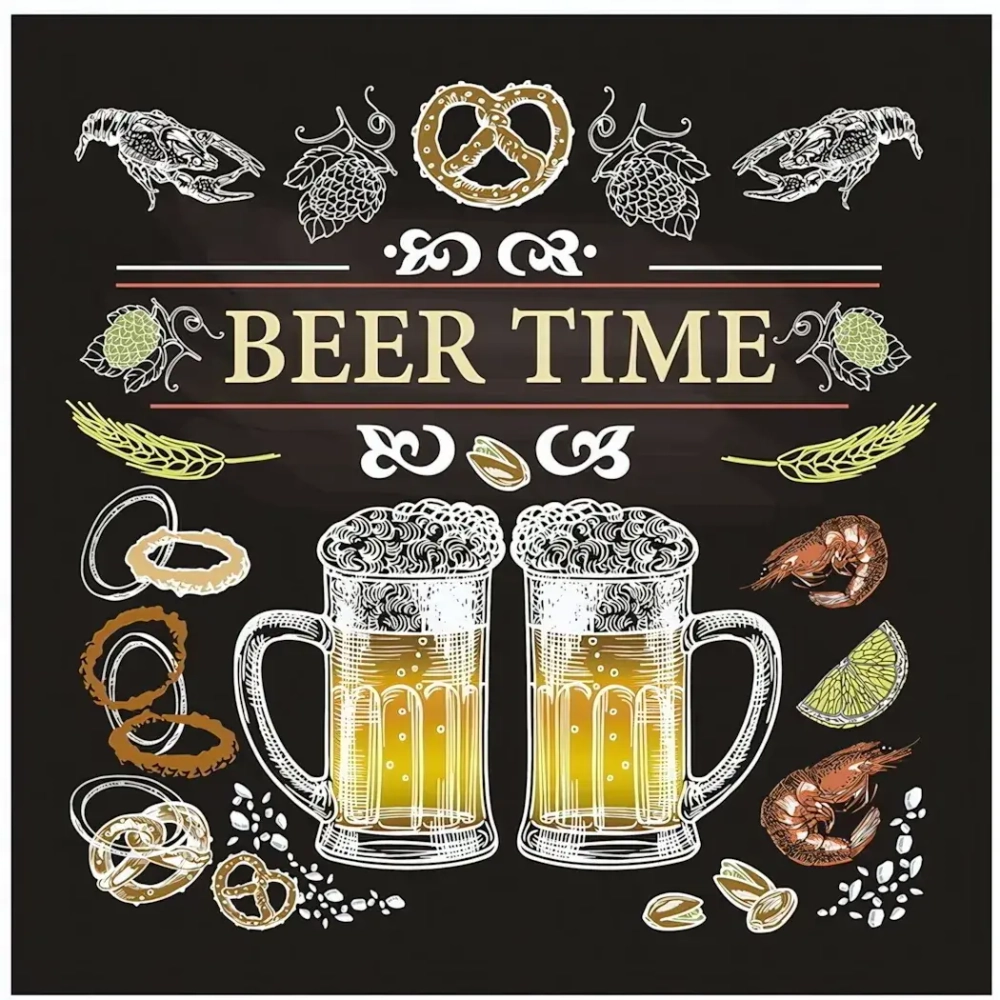 Подставка под горячее 14*14см «BEER TIME» МТ18-11
