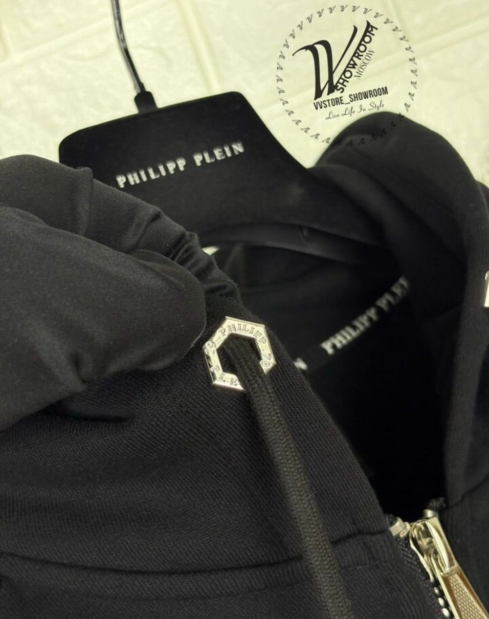 Кофта на молнии Philipp Plein премиум