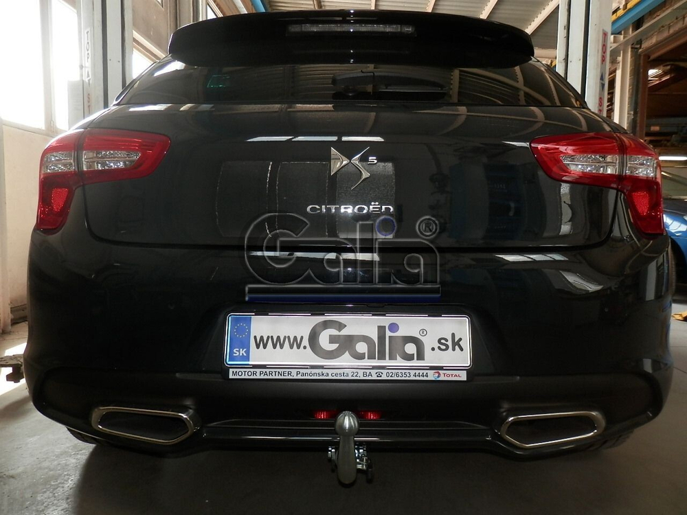 Фаркоп оцинкованный Galia C067A для Citroen DS5 2011-(паспорт и сертификат в комплекте)(без электрики)