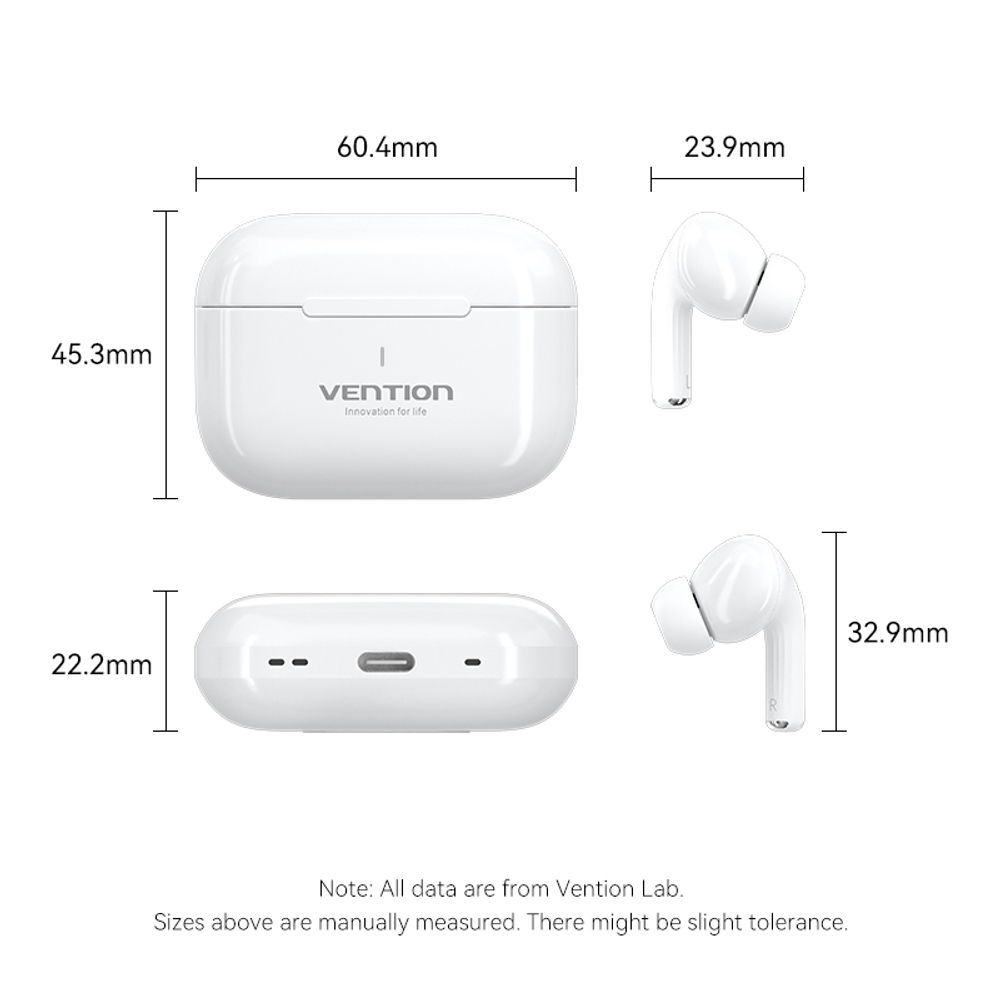 True Wireless Bluetooth Earbuds ECHO LITE E11 White