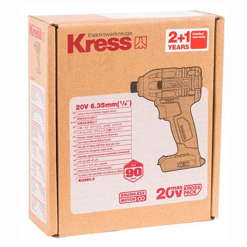 Шуруповерт аккумуляторный KRESS KU290.9 20V без акк и з/у
