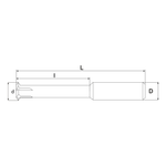 VM-DM160 Резьбофреза твердосплавная M12x1,75 HRC55 60°
