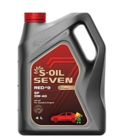 S-OIL 7 RED#9 SP/SN Plus 5W40 4л синтетика, моторное масло