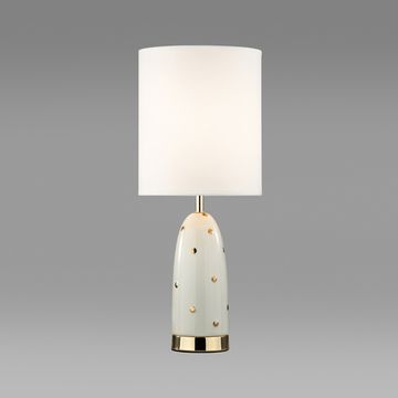 Настольная лампа 1*E27 5423/1T золотой/молочный/белый Modern Pollen Odeon Light Exclusive