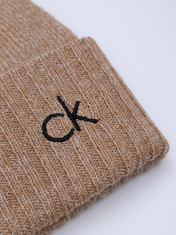 Шапка Calvin Klein Embroidered Monogram Logo Amphora Heather