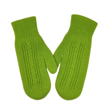 Варежки В003-12Н зеленый неон