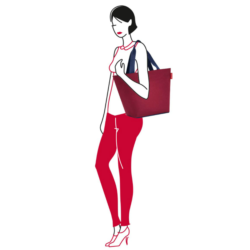 Сумка shopper m dark ruby