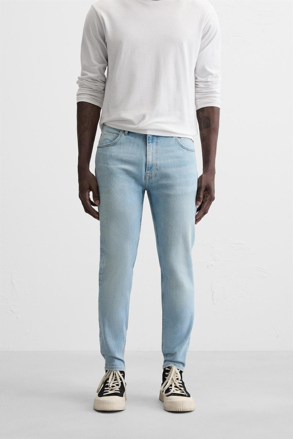 Джинсы cropped skinny