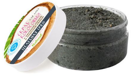 Кокосовый скраб для лица "Целебная грязь"