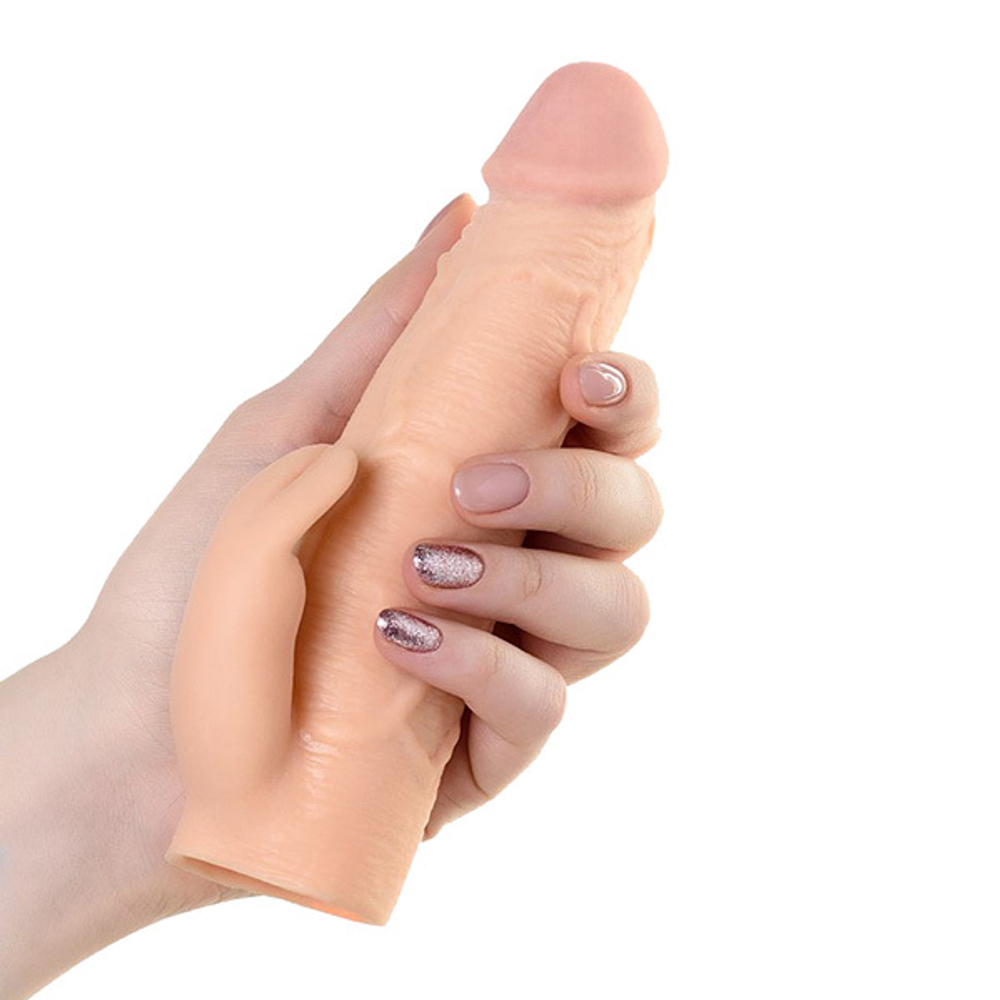 Телесная насадка 16,8см для увеличения размера ToyFa XLover 748023