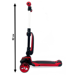 Самокат Moby RO-101 black-red (Черно-Красный)