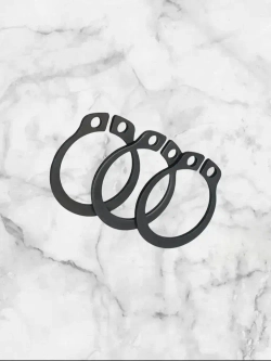 Кольцо стопорное DIN471 d15 наружное для вала пружинное упорное эксцентрическое(10шт)