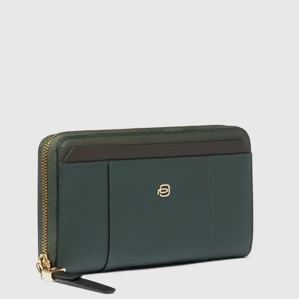 Кошелек женский Piquadro Circle/Verde bosco-verde oliva