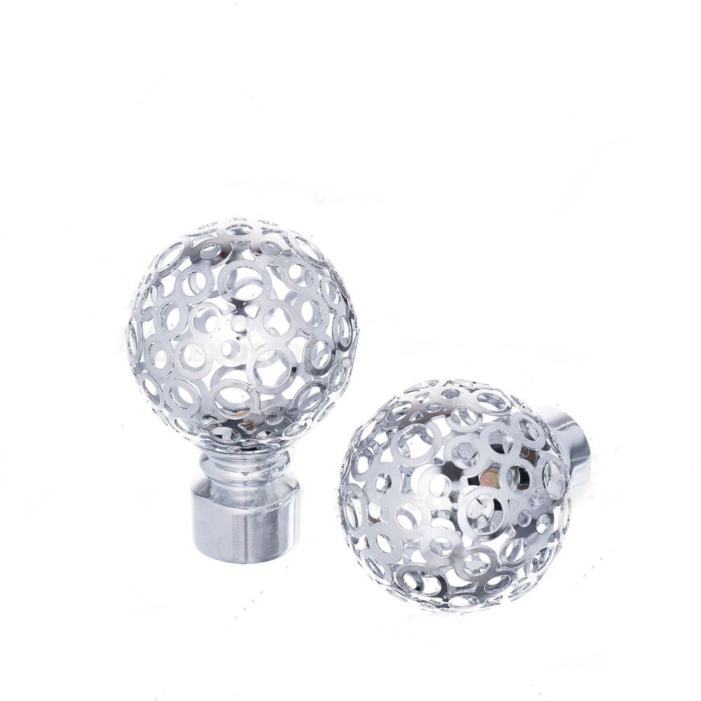 Наконечники "Метеор" d16 мм, цвет хром