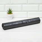 Мешки для мусора 120л 20шт 30мкм ПВД "Стандарт" черные