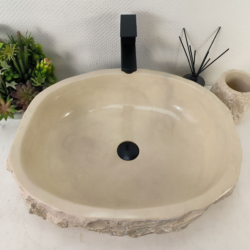 Раковина из мрамора Erozy Cream EM-65090 56*47*15 0877