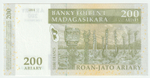 Madagascar, 200 Ariary / 1 000 Francs, 2004, UNC