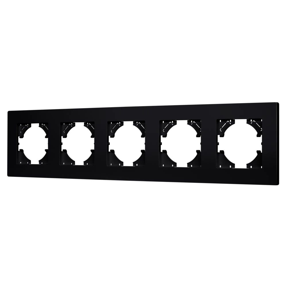 Рамка пластиковая FRM-PERIO-PL-5-BK (Arlight, -) 049763