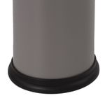 Ерш для унитаза LAIMA, с подставкой, металл, серый, матовый, 604961