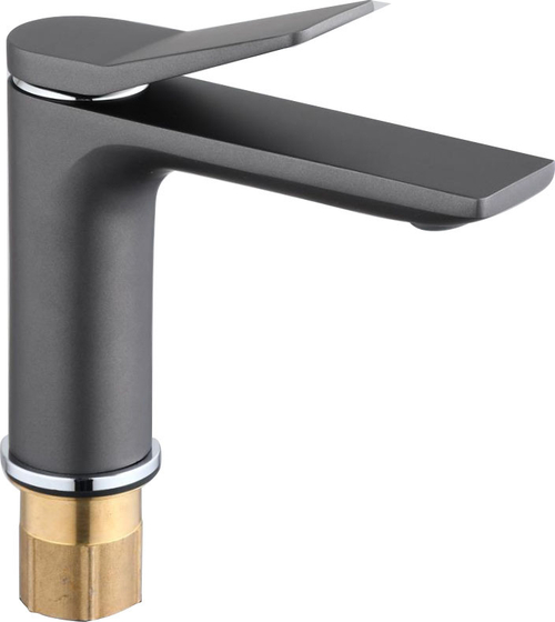 10099-P Смеситель для умывальника (ГРАФИТ) Hansen(Pro)  (10/1шт)