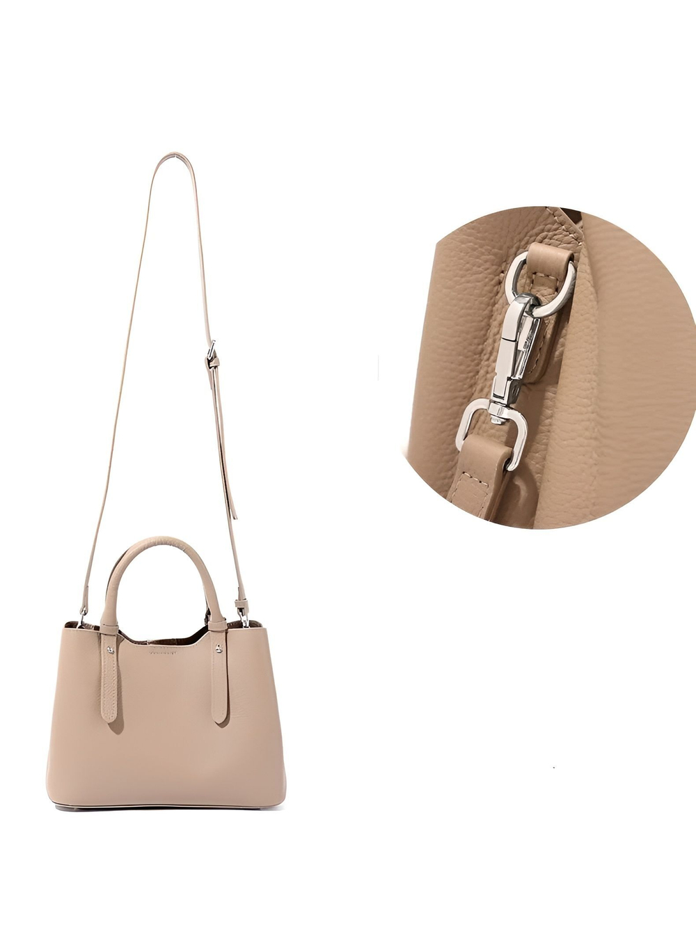 женская сумка на плечо из натуральной кожи