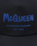 кепка tonal graffiti Alexander McQueen - темно-синий(667778 4404Q)