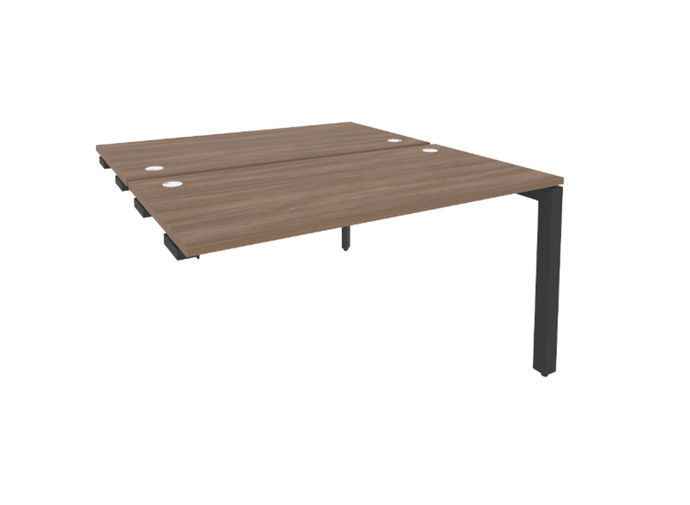 Стол-приставка двойной на П-образном м/к к опорным элементам 1635 Onix