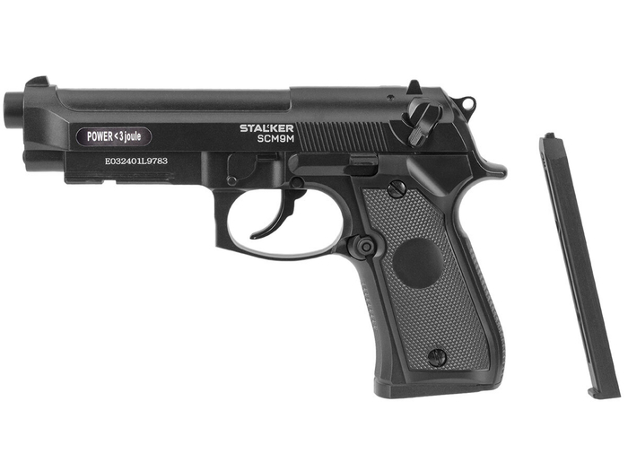 Пистолет пневматический Stalker SCM9M (Beretta M9) к.6мм (SC-11051M9)