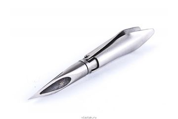 Наконечник Пиранья с желобом с 3-хгранной заточкой, 2 лепестка, скручивающаяся голова