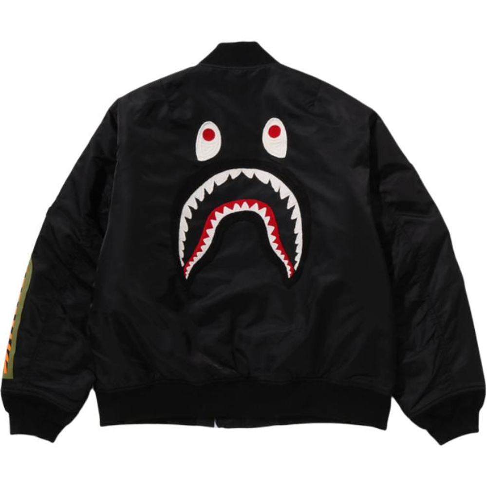 A Bathing Ape Bathing Ape Shark Ma 1 Bomber Куртка черный