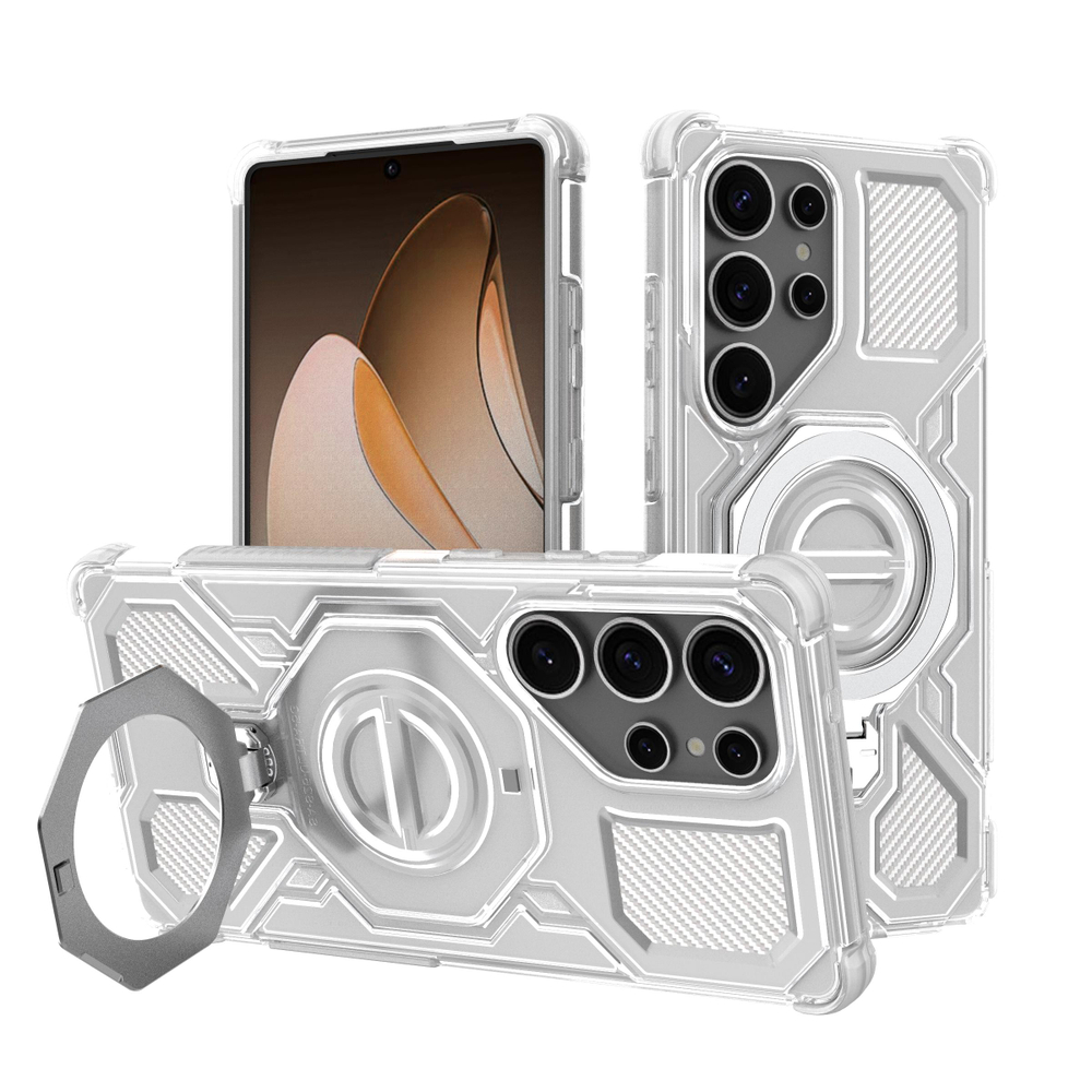 Прозрачный силиконовый чехол Expressive Clear Case для Samsung Galaxy S25 Ultra