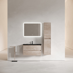 Тумба подвесная под раковину Sancos Libra, дуб галифакс натуральный 890х450х500 мм