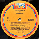 Ella Fitzgerald - 20 Greatest Hits (Италия)