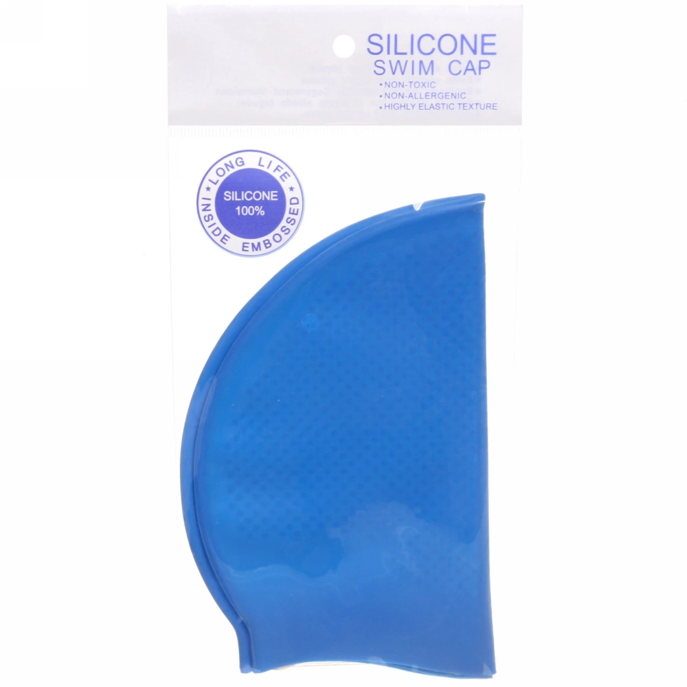 Шапочка для плавания силиконовая SCP02 (микс цветов)