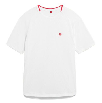 Мужская теннисная футболка Wilson Serve Out - bright white
