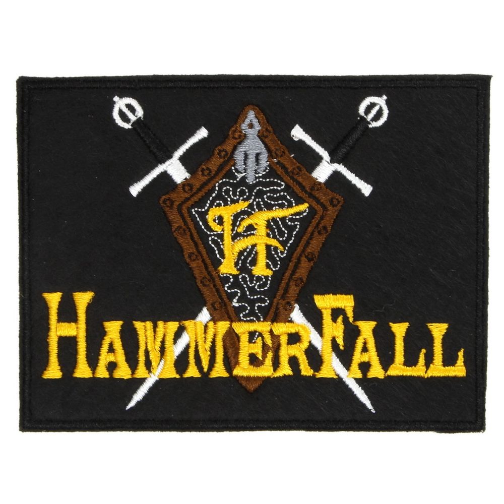 Нашивка с вышивкой группы Hammerfall