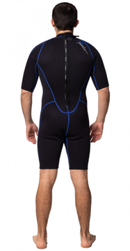 Гидрокостюм Marlin Malibu Shorty Man черно-синий 2,5 мм
