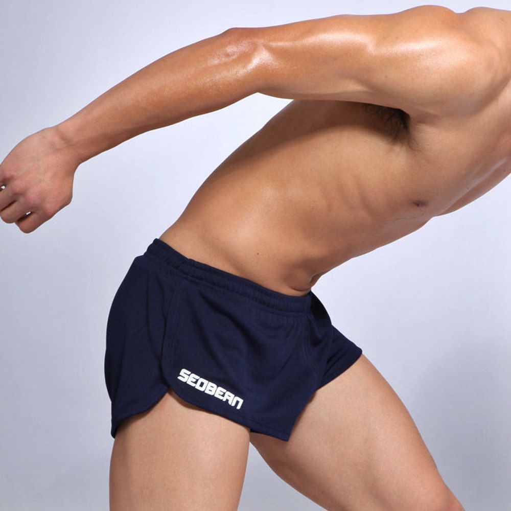 Мужские шорты спортивные темно-синие Seobean Running Shorts Navy