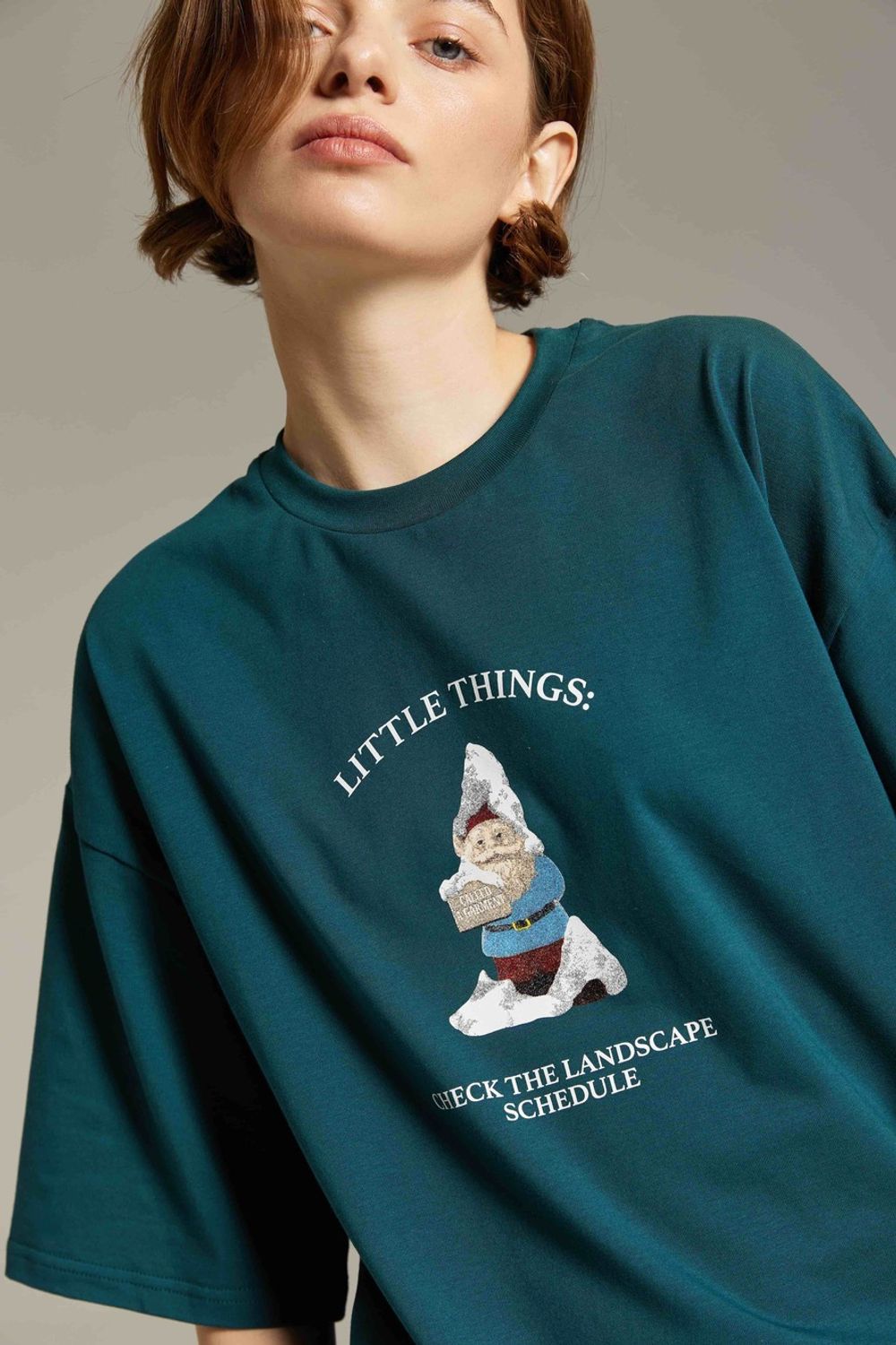 Футболка Called a Garment Landscape Изумрудная