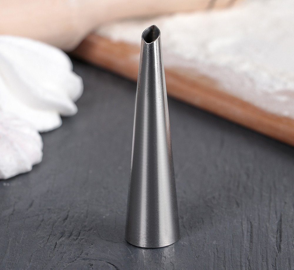 Насадка кондитерская для начинки «Маффин», d=1,7 см, выход 0,6 см, нержавеющая сталь