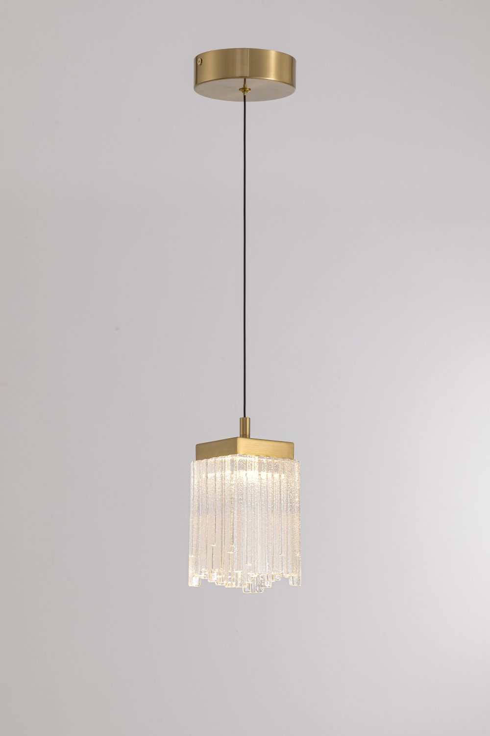 Подвесной светильник MD25020403-1A2 Satin gold, LED/6.4W, 3000K dimmable