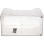 Органайзер для хранения «ИДЕАДОМА», цвет матовый прозрачный, на колёсах 33.6*17.2*25.2см