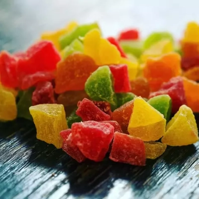 Цукаты папайи кубики