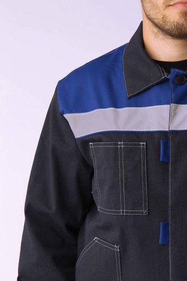 Костюм "Липецк" полукомбинезон (т.синий/василек)