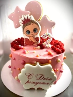 Имбирные пряники на торт принцесса