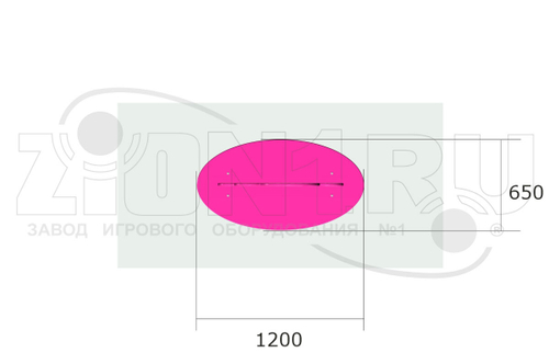 Скамейка детская «Ночь»