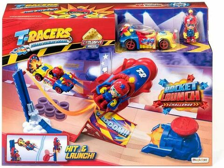 Машинка Magic Box T-Racers Rocket Launch - Игровой набор Запуск ракеты - Т-Рейсеры PTRSD014IN30