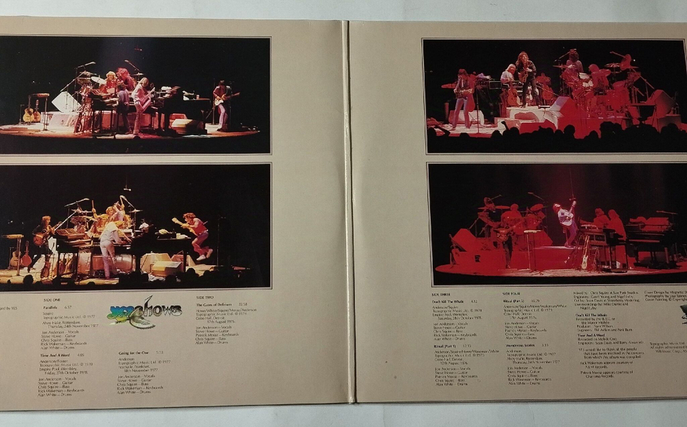 Винтажная виниловая пластинка LP Yes Yesshows (Germany 1980)
