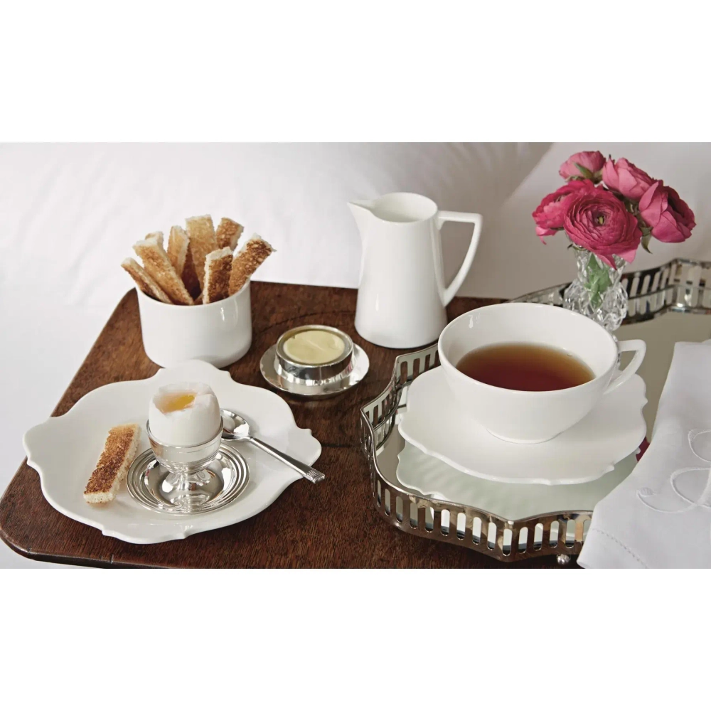Wedgwood Jasper Conran Белое 12 см блюдце для чашки эспрессо