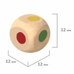 Игра настольная "ЦВЕТНАЯ БАШНЯ", 54 окрашенных деревянных блока + кубик, BRAUBERG HOBBY, 665493